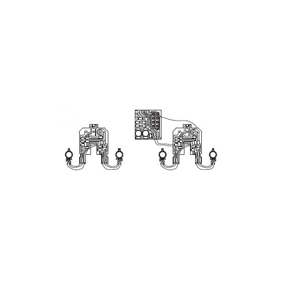 PIKO  ET59476-40 Płytki drukowane z okablowaniem i lampami do SM42 / SM42 PKP 1 szt.. skala H0